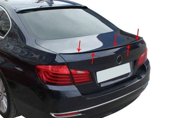 Bmw F10 Uyumlu 5 Seri Spoiler Bagaj Gt İnce Uçlu Fiber 2010 Ve Sonrası ürün görseli 1