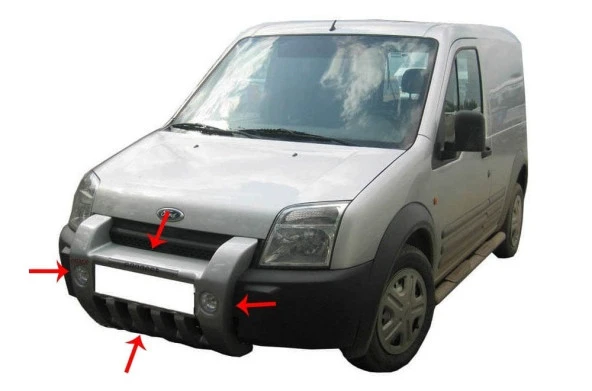 Ford Connect Ön için Koruma Md:3 (Sisli) Fiber 2002-2006 ürün görseli 1