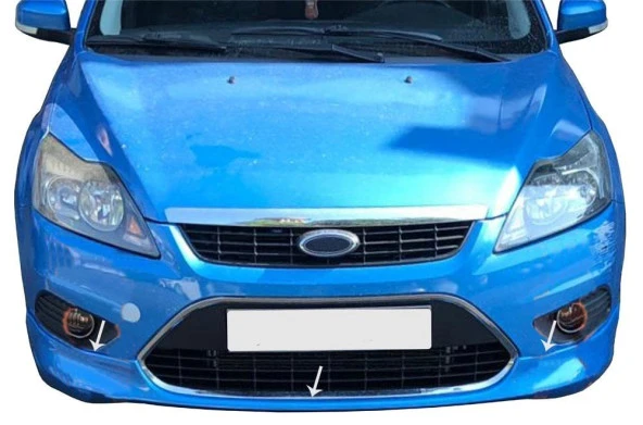 Ford Focus 2 için Ön Tampon Altı Fiber 2008-2011 ürün görseli 1