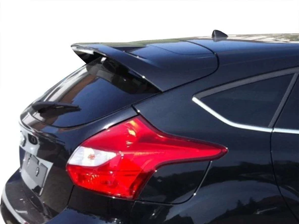 Ford Focus Uyumlu 3 Hatchback Spoiler Cam Üstü (Işıklı) Fiber 2011-2014 ürün görseli 1
