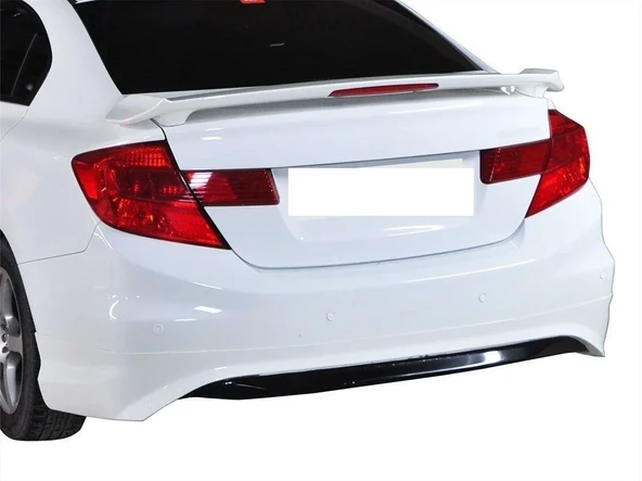 Honda Civic Uyumlu 9 Arka Tampon Altı (Mugen Md) Fiber 2012-2015 ürün görseli 1