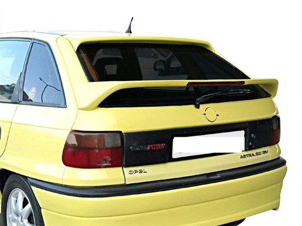Opel Astra Uyumlu F Hatchback Spoiler Cam Altı (Işıklı) Fiber 1991-2002 ürün görseli 1
