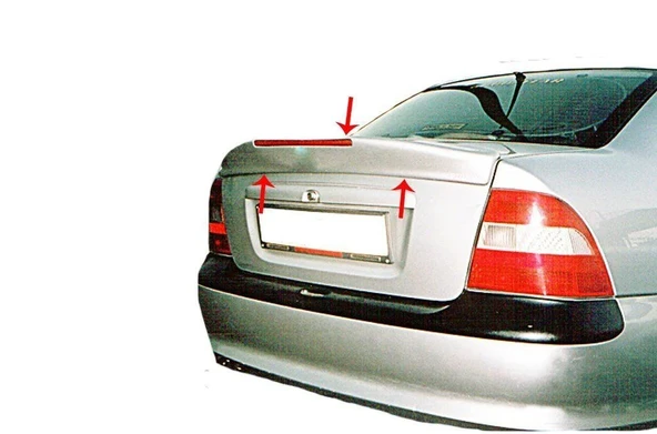 Opel Vectra Uyumlu B Spoiler Bagaj (Işıklı) Gt Fiber 1995-2002 ürün görseli 1