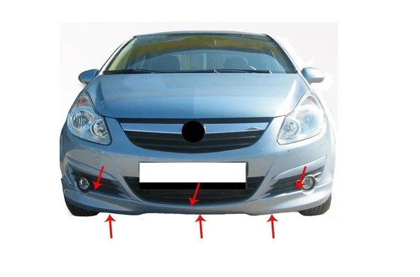 Opel Corsa Uyumlu D Ön Tampon Altı Fiber 2007 Ve Sonrası ürün görseli 1