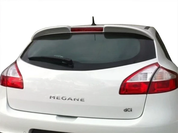 Renault Megane Uyumlu 3 Spoiler Cam Üstü Gt (5 Kapı) Fiber 2008 Ve Sonrası ürün görseli 1