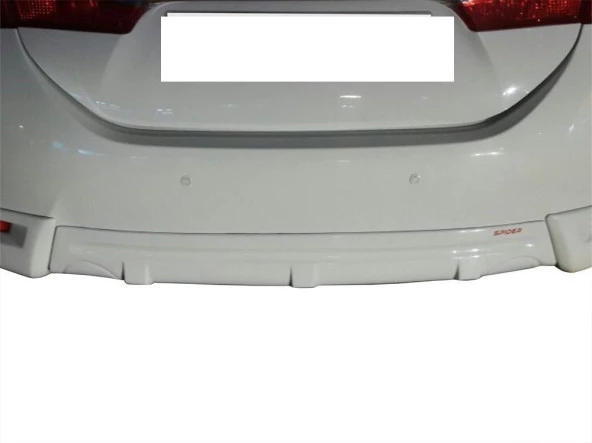 Corolla 11 E170 için Arka Orta Tampon (Difüzör) Fiber 2014 Ve Sonrası ürün görseli 1