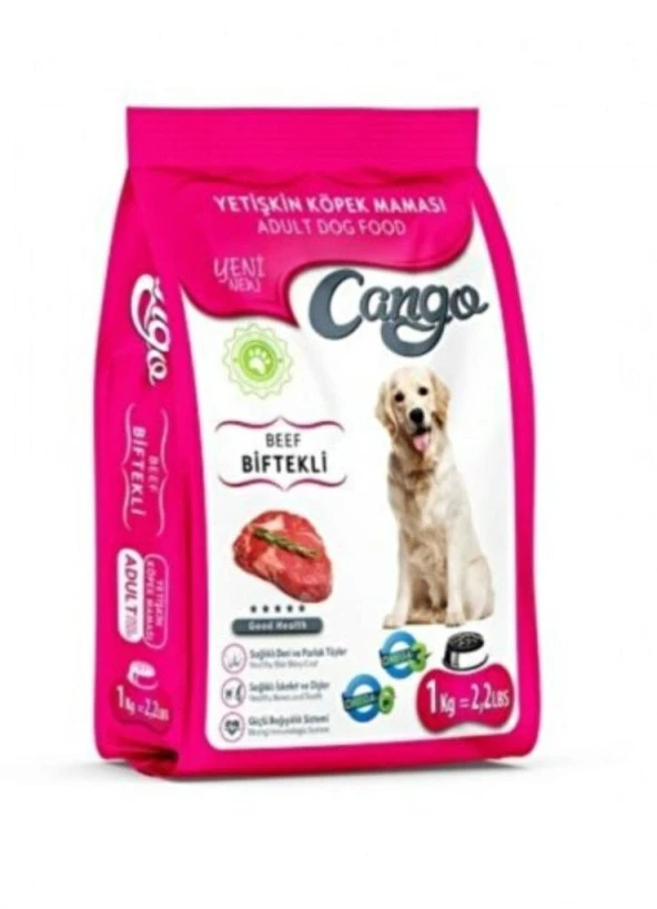 Cango Biftekli Yetişkin Köpek Maması 1 KG ürün görseli 1