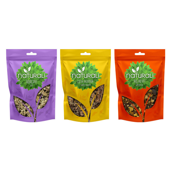 Naturali Kış Çay Paketi - Adaçayı 50 Gr - Çiçek Ihlamur 50 Gr - Kış Keyfi 100 Gr ürün görseli 1