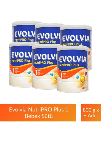 Evolvia NutriPRO Plus 1 Bebek Sütü 800 gr x 6 Adet ürün görseli 1