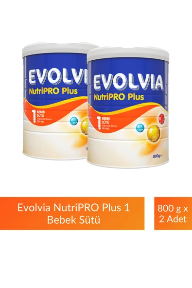 Evolvia NutriPRO Plus 1 Bebek Sütü 800 gr x 2 Adet ürün görseli 1