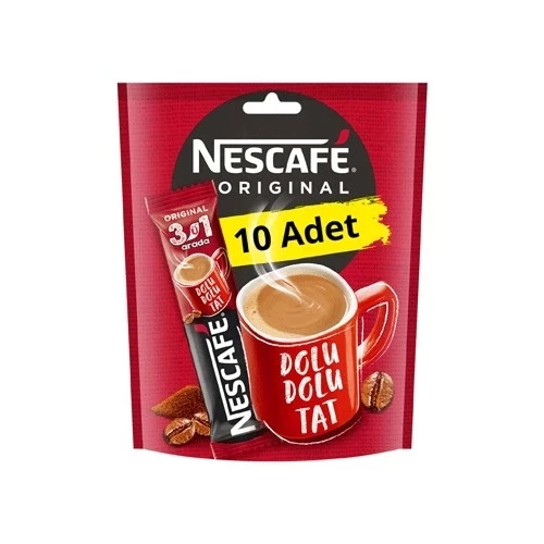 Nescafe Orjinal 3in1 10lu ürün görseli 1