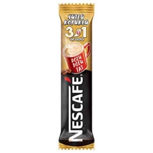Nescafe 3u1 Arada Sütlü Köpüklü 48Li Paket ürün görseli 1