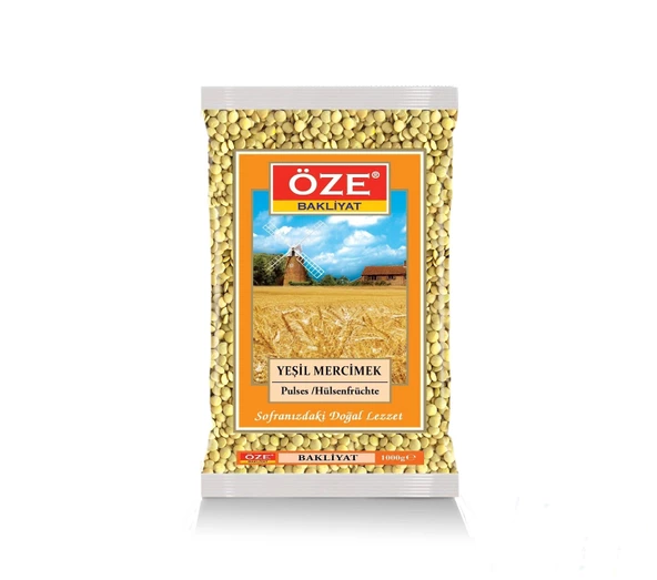 Öze Yeşil Mercimek 1000  Gr ürün görseli 1