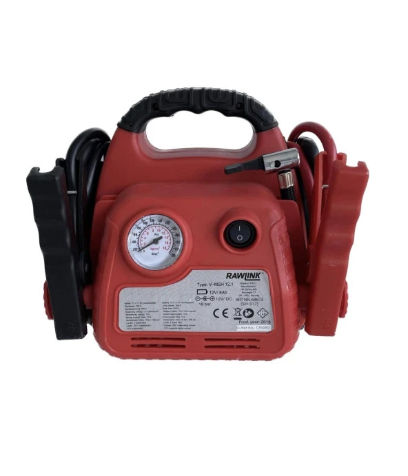 Rawlink Akü Takviye Cihazı ve Hava Kompresörü 12V 8Ah Sorunlu ürün görseli 1