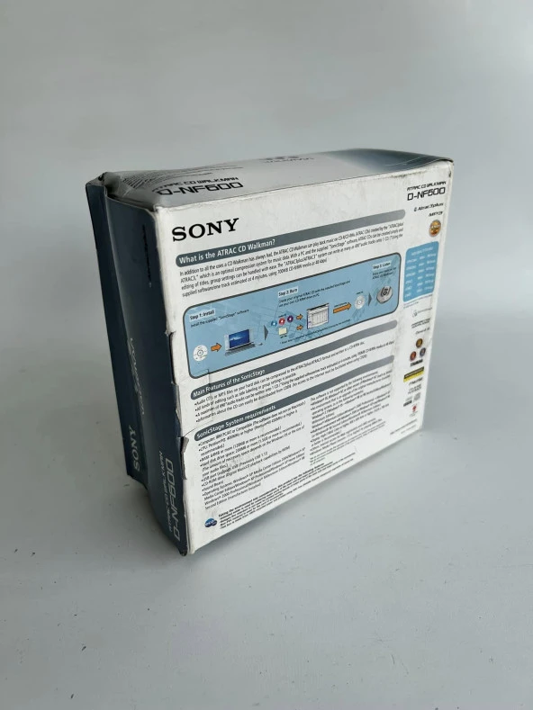 Sony Walkman D-NF600 Discman Cd Player - Resim 3