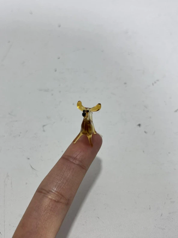 El Yapımı Mini Murano Cam Ceylan Biblo A161-03 - Resim 5