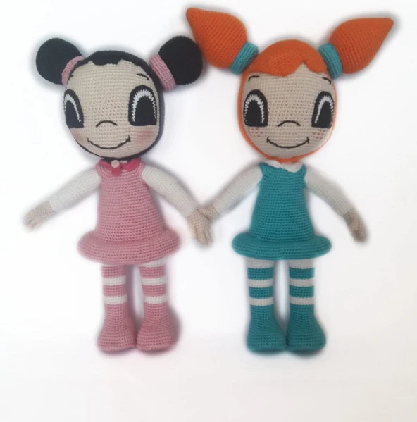 Canım Kardeşim Mine ile Müge Amigurumi Organik Oyuncak ürün görseli 1