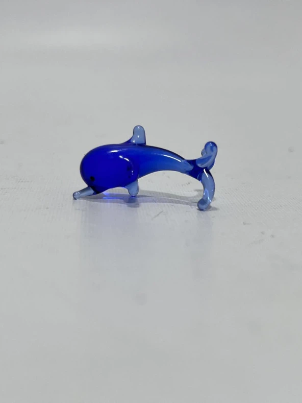 El Yapımı Mini Murano Cam Yunus Biblo A164-07 - Resim 2