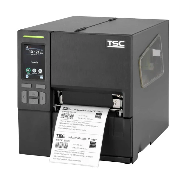 Tsc MB240T 203 DPI 8 IPS LCD USB Seri Endüstriyel Barkod Etiket Yazıcı ürün görseli 1