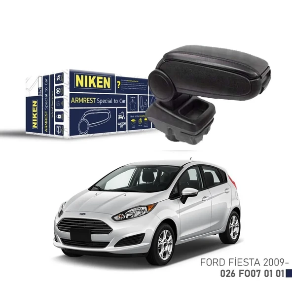 Ford Fiesta Uyumlu Araca Özel Kol Dayama Siyah 2009-2017 Niken Parça ürün görseli 1