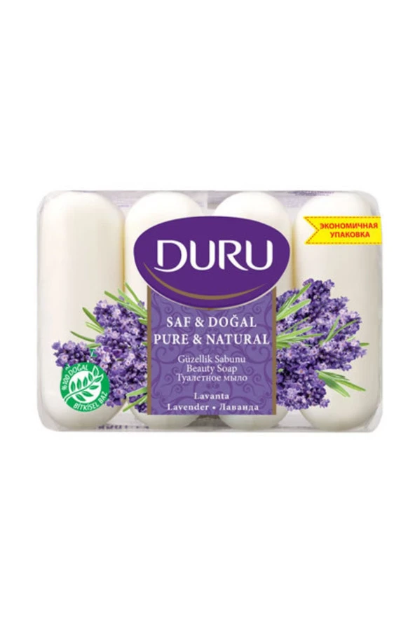 Duru Güzellik Sabunu Saf&doğal Lavanta 4X70 G ürün görseli 1