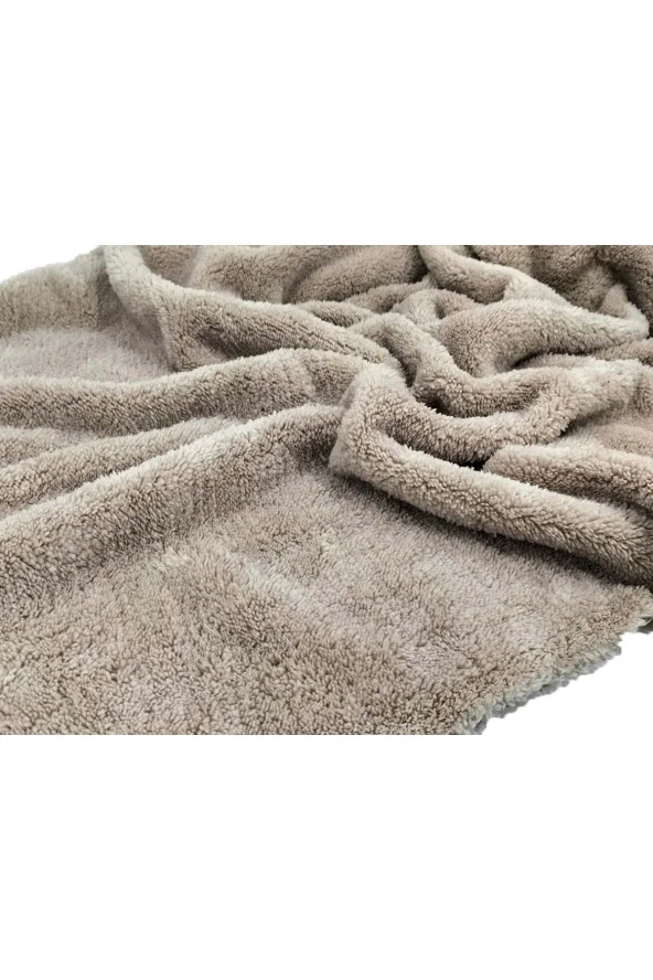 Bej Wellsoft Kedi Köpek Battaniyesi 65 cm x 90 cm ürün görseli 1