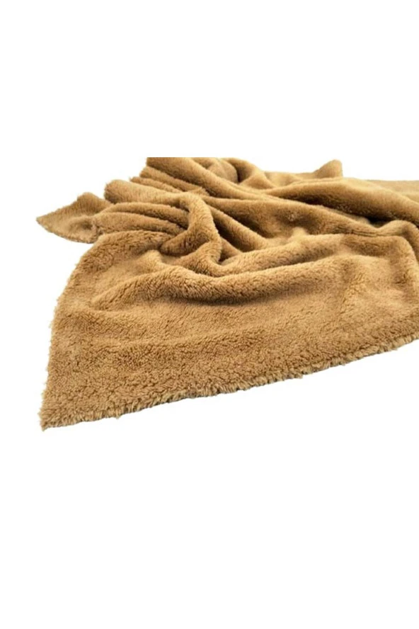 Sütlü Kahve Wellsoft Kedi Köpek Battaniyesi 65 cm x 90 cm ürün görseli 1