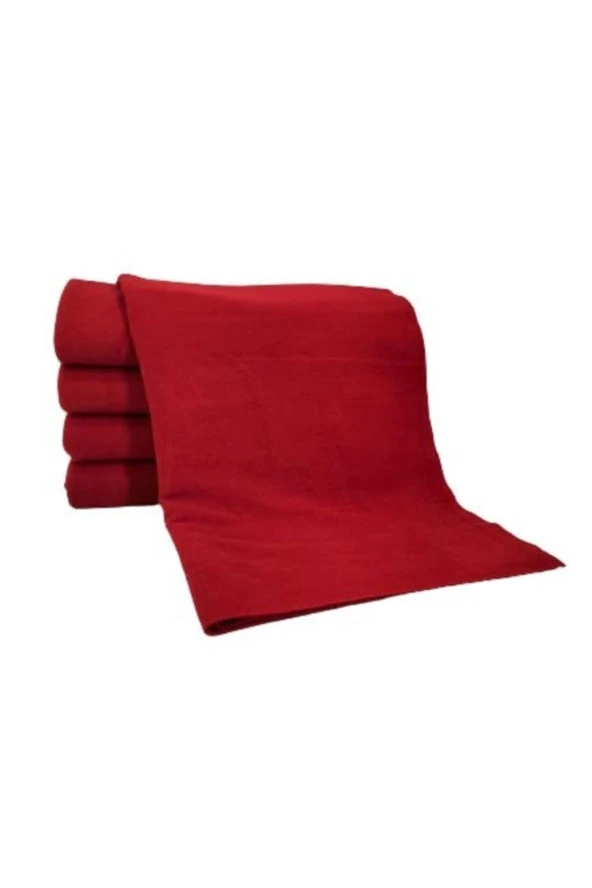 Kırmızı Polar Şal Cafe Günlük Restaurant Şal 5 Adet 75 Cm X 180 Cm Ölçüsünde ürün görseli 1