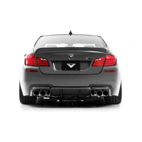 Bmw 5 Serisi için F10 (2010 - 2014) Vorsteiner Arka Tampon Eki - Difüzör (Plastik) ürün görseli 1