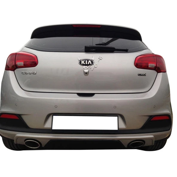 Kia Ceed (2013-2016) için Arka Tampon Eki - Difüzör (Plastik) ürün görseli 1