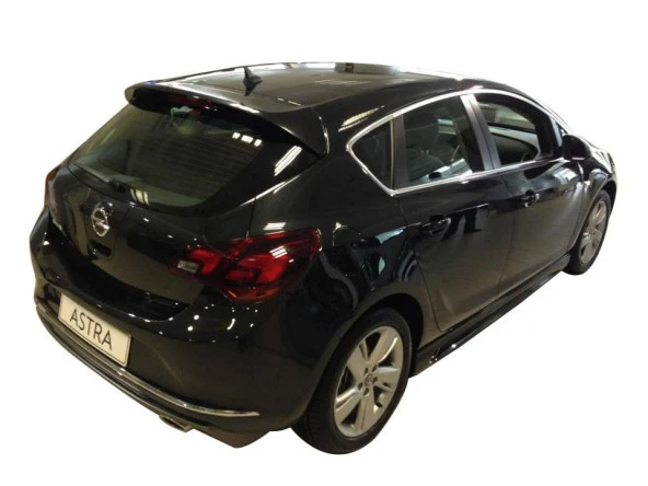 Opel Astra J için Hatchback Makyajlı (2013-2015) Arka Tampon Eki - Difüzör (Plastik) ürün görseli 1