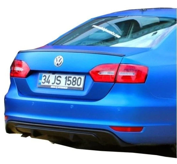 Volkswagen Jetta (2010-2014) için R Model Arka Tampon Eki - Difüzör (Plastik) ürün görseli 1