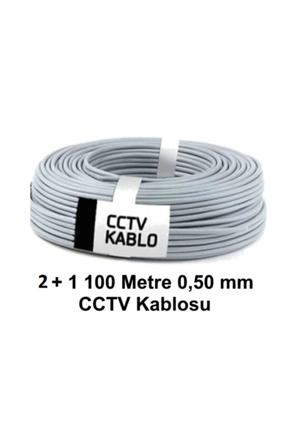 100 Metre 2+1 (0,50)cctv Kablo ürün görseli 1