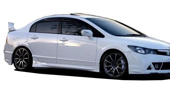 Honda Civic Uyumlu Fd6 (2006-2011) Mugen Yan Marşpiyel Seti (Plastik) ürün görseli 1