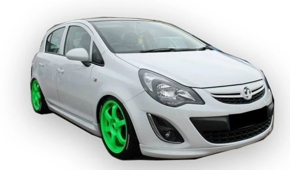 Opel Corsa D için 2007 - 2015 Opc Yan Marşpiyel Seti (Plastik) ürün görseli 1