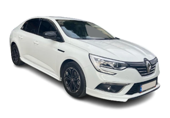 Renault Megane 4 için (2016-2022) Aero Style Yan Marşpiyel Seti (Plastik) ürün görseli 1