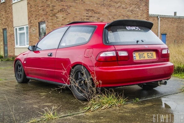 Honda Civic Uyumlu 1992 - 1995 Spoon Spoiler (Fiber) Yeni ürün görseli 1