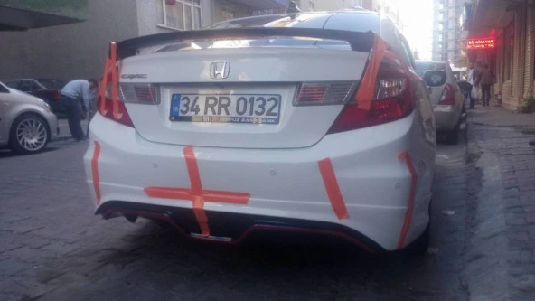 Honda Civic Fb7 için Custom Difüzör ürün görseli 1