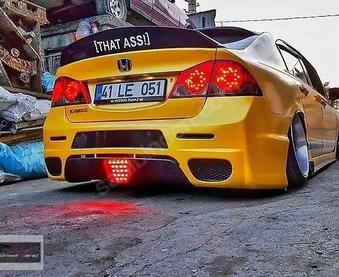 Honda Civic Uyumlu Fd6 Spoon Spoiler (Fiber) ürün görseli 1