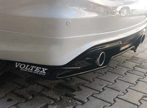 Honda Civic için Voltex Difüzör Uyumlu -Plastik ürün görseli 1