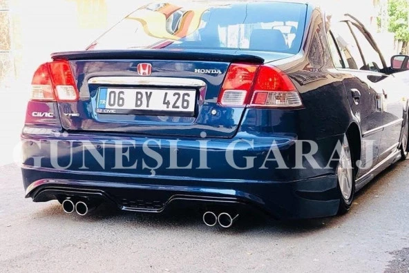 Honda Civic Vtec için 2 Custom Difüzör ürün görseli 1