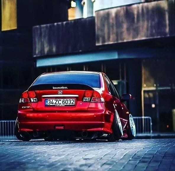 Honda Civic Uyumlu Vtec 2 Spoon Spoiler (Fiber) ürün görseli 1