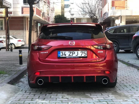 Mazda Yeni Uyumlu Kasa Hatchback Difüzör (Fiber) ürün görseli 1