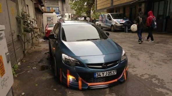 Opel Astra J için Makyajlı Custom Ön Ek (Plastik) ürün görseli 1