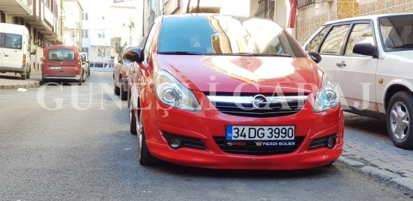 Opel Corsa D için Ön Ek Makyajsız (Plastik) ürün görseli 1
