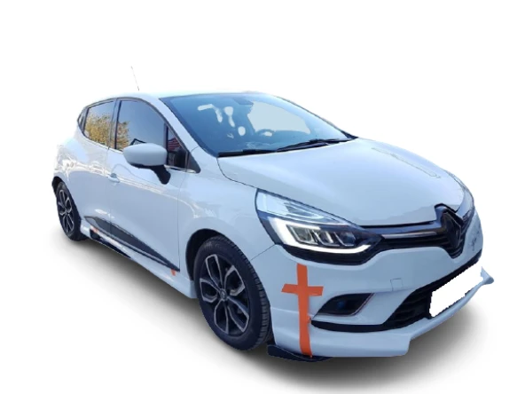 Renault Clio 4 için Custom Yan Marşpiyel (Plastik) ürün görseli 1