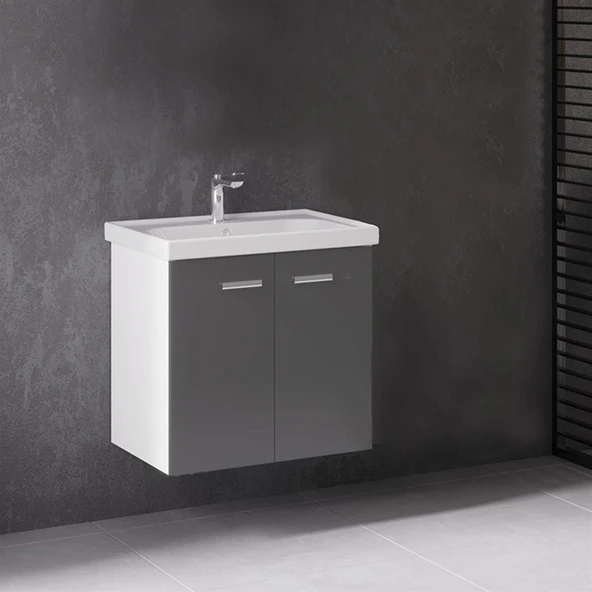 Denko Terra 60 Cm Alize Banyo Dolabı Takımı - Resim 2