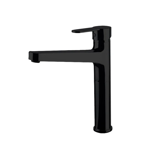 Newarc Domino Siyah Çanak Tipi Lavabo Bataryası 971001B ürün görseli 1