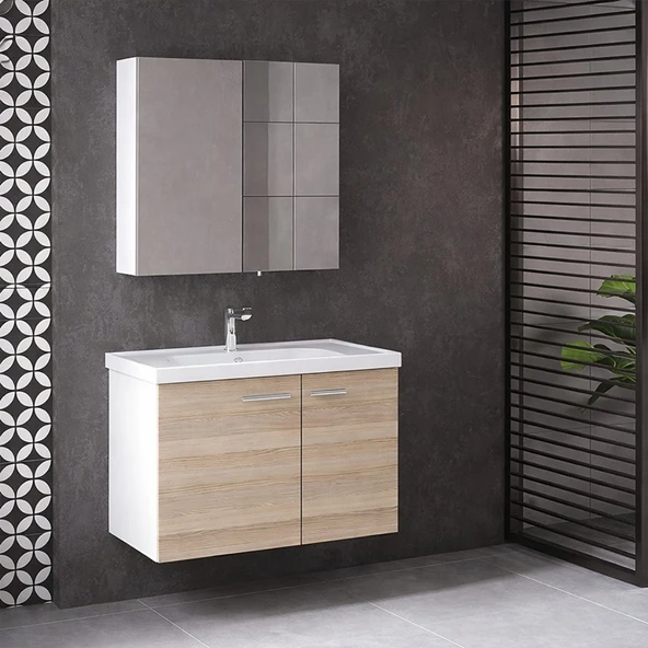 Denko Terra 80 Cm Alize Banyo Dolabı Takımı ürün görseli 1