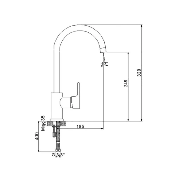 Newarc Premium Krom Eviye Bataryası 832531 - Resim 3